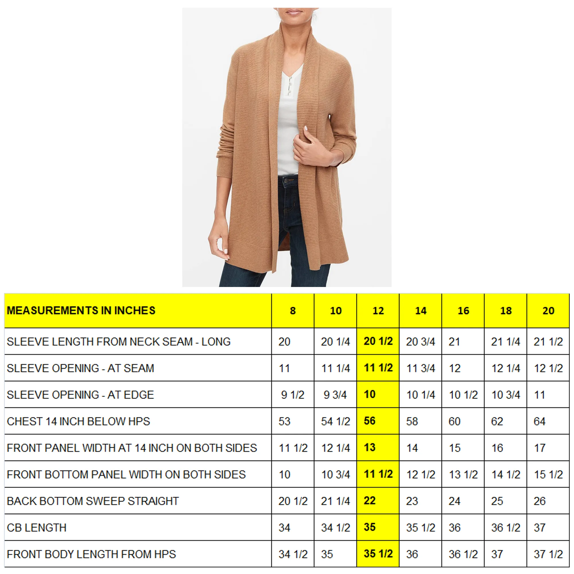 Cardigan PDF Sewing Pattern - Free - Image 2