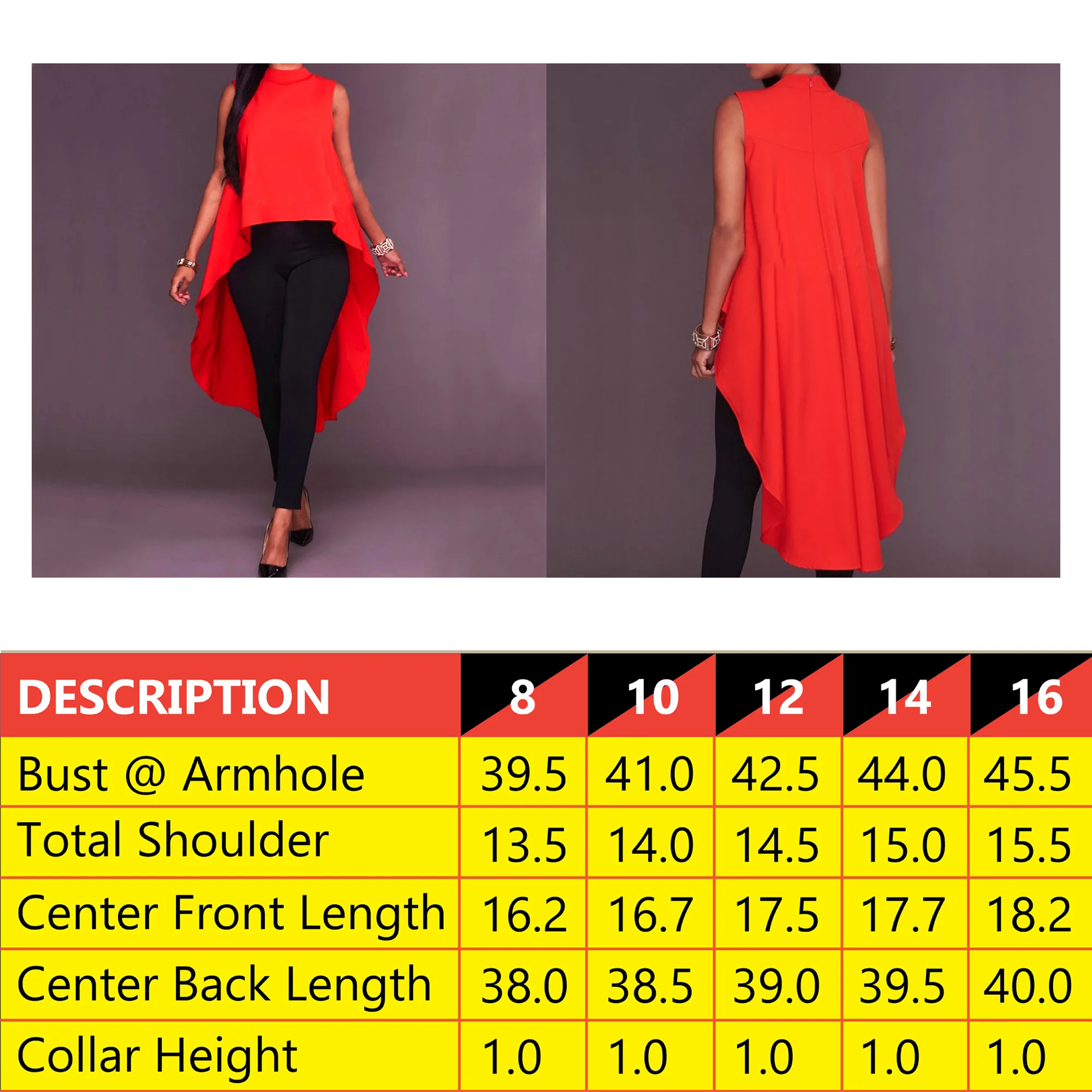 Asymmetrical Hem Dress Pdf Sewing Pattern - Image 5