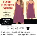 Summer Dress PDF sewing Pattern
