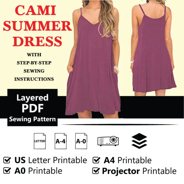 Summer Dress PDF sewing Pattern