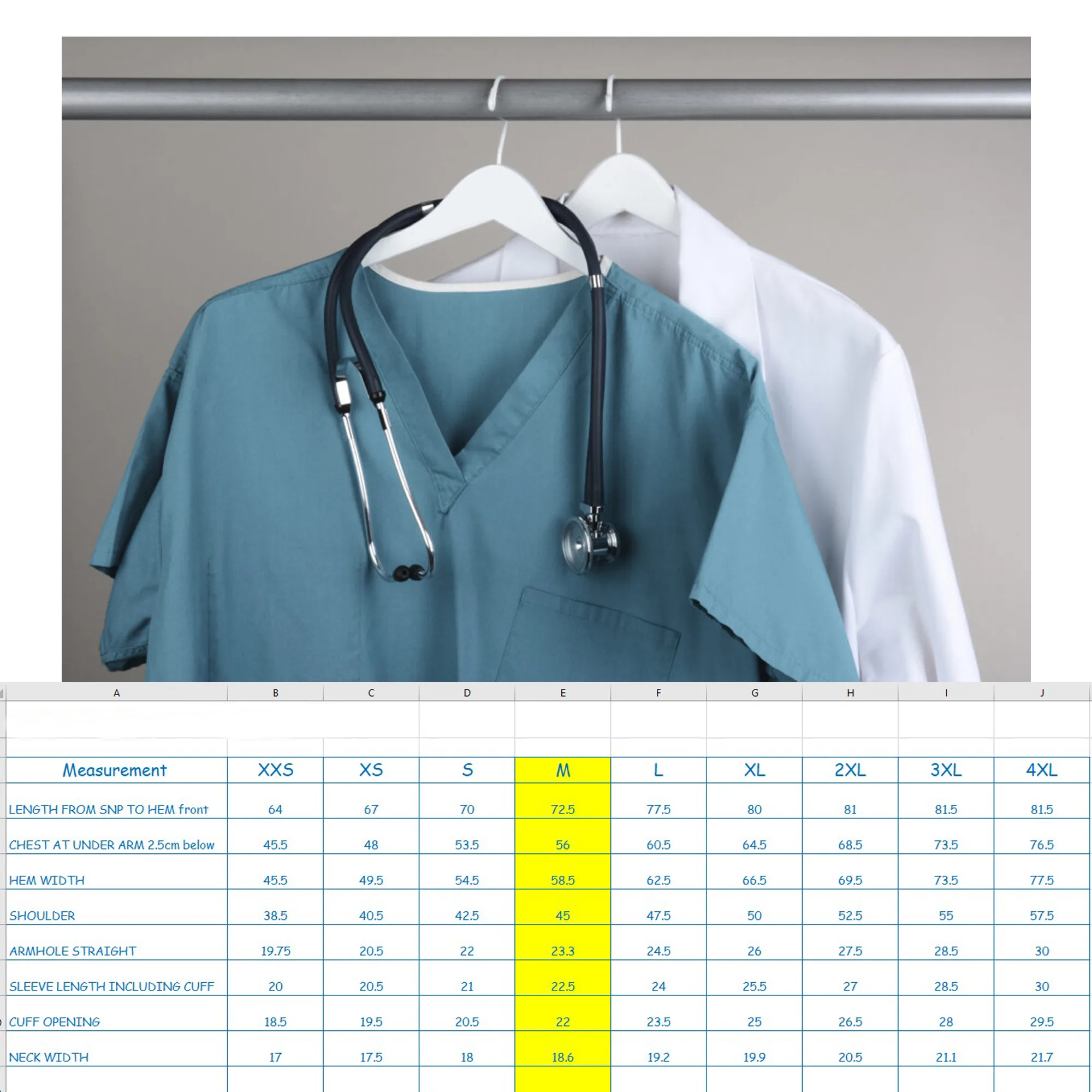 Unisex Scrub Pdf Sewing Pattern - Image 5
