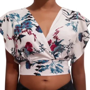 Tie-back Crop Blouse Pdf Pattern