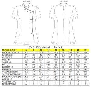 Mandarin Collar Tunic Sewing Pattern