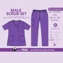 Male Scrub Set PDF Sewing Pattern