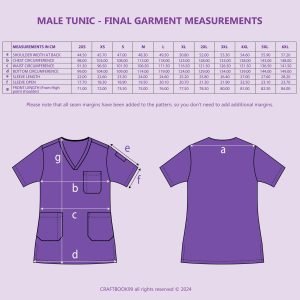 Male Scrub Set PDF Sewing Pattern