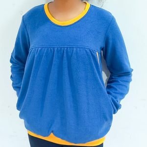 Sweatshirt Lounger Top PDF Sewing Pattern