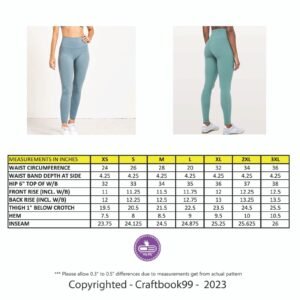 Leggings PDF Pattern for Women