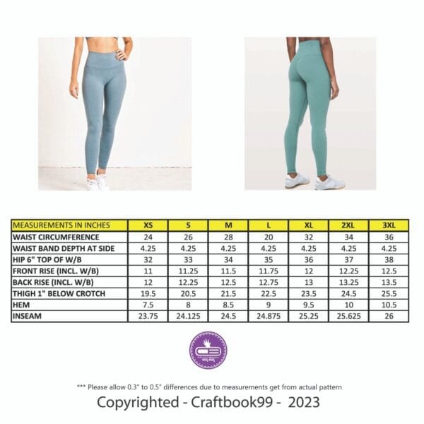 Leggings PDF Pattern for Women - Image 5