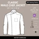 Classic Chef Jacket PDF Sewing Pattern