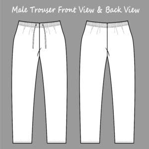 Mens Chef Jacket and Trouser Sewing Pattern