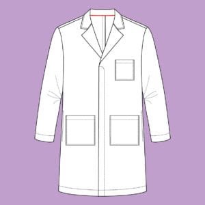Unisex Lab Coat PDF Sewing Pattern